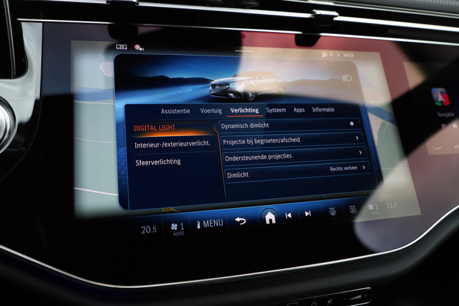 Mercedes-Benz E-Klasse AMG 53 4MATIC+ | 612PK | Hyperscreen | Head-up | Burmester 4D | Sfeerverl. | Pano | Keyless-go | Acc | Stoelkoeling | Digital-li