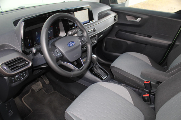 Ford Tourneo Courier 1.0-125pk Titanium AUTOMAAT ! UNIEKE Ford Tourneo Courier personen uitv. Fabr. garantie t/m 26-08-2029. Autm. airco, adapt. cruise cntrl, winterpkkt, LM wielen, navigatie, telefoonvoorb., lane- en side assist etc.