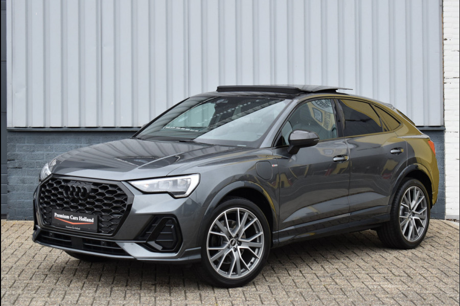 Audi Q3 Sportback 45 TFSI e S-Line 245 Pk Pano Navi Camera Trekhaak Vol Leder Carbon 20 Inch