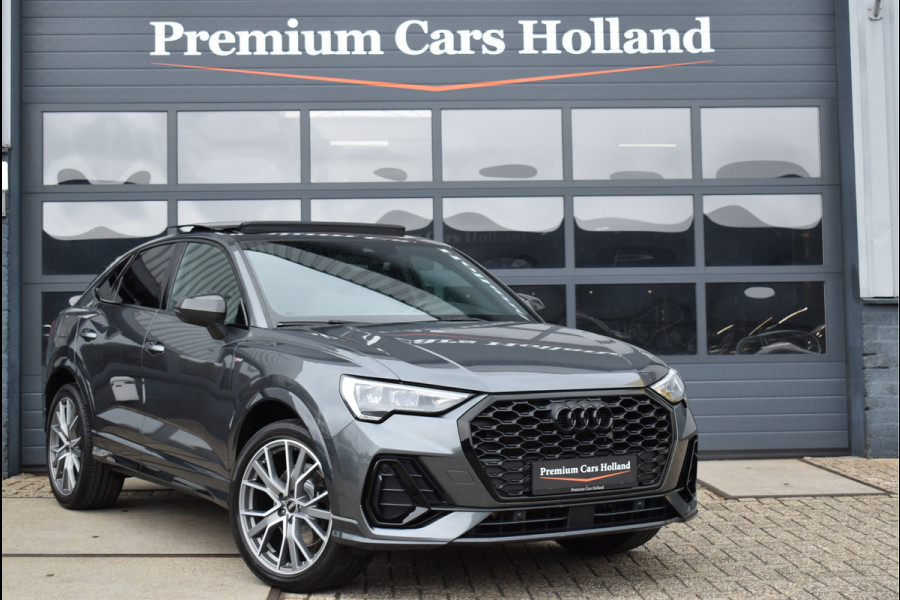 Audi Q3 Sportback 45 TFSI e S-Line 245 Pk Pano Navi Camera Trekhaak Vol Leder Carbon 20 Inch