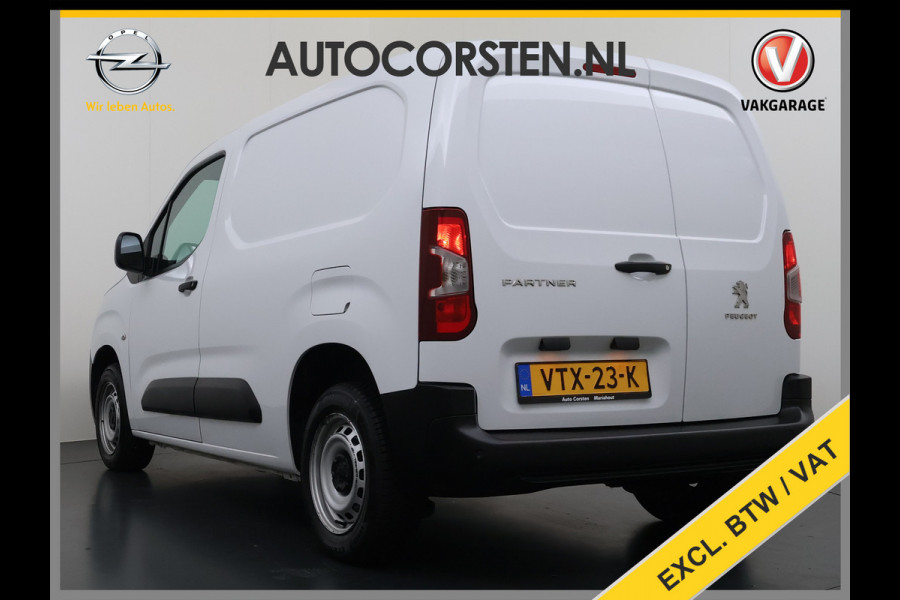 Peugeot Partner 1.5HDi 102PK Airco Navi* via Apple Carplay Android Auto Cruise Control Pdc S&S L1 Betonplex Vloer Lat om Lat Wandbetimmering Schuifdeur 1e Eigenaar Origineel Nederlandse Auto
