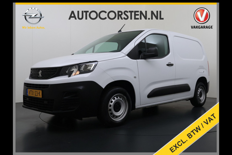 Peugeot Partner 1.5HDi 102PK Airco Navi* via Apple Carplay Android Auto Cruise Control Pdc S&S L1 Betonplex Vloer Lat om Lat Wandbetimmering Schuifdeur 1e Eigenaar Origineel Nederlandse Auto