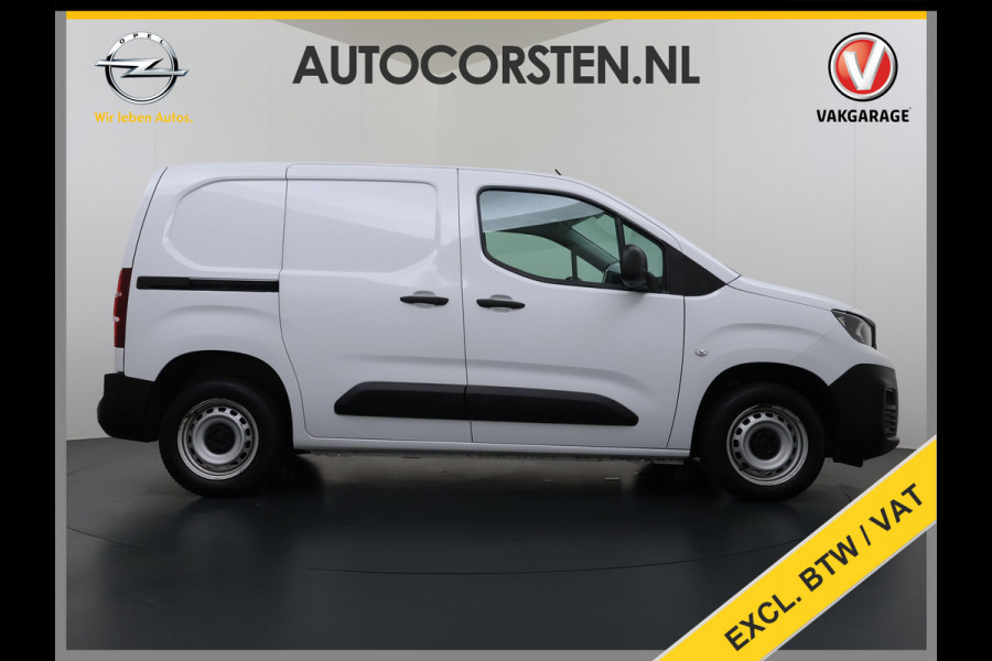 Peugeot Partner 1.5HDi 102PK Airco Navi* via Apple Carplay Android Auto Cruise Control Pdc S&S L1 Betonplex Vloer Lat om Lat Wandbetimmering Schuifdeur 1e Eigenaar Origineel Nederlandse Auto
