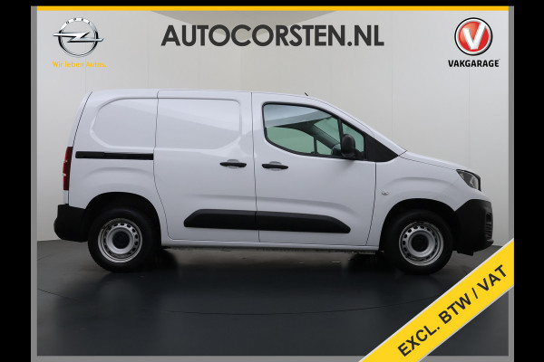 Peugeot Partner 1.5HDi 102PK Airco Navi* via Apple Carplay Android Auto Cruise Control Pdc S&S L1 Betonplex Vloer Lat om Lat Wandbetimmering Schuifdeur 1e Eigenaar Origineel Nederlandse Auto