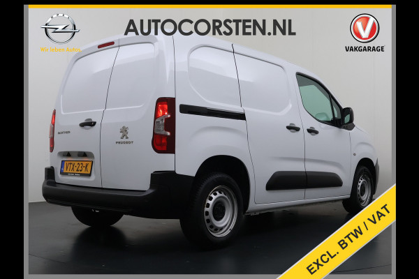 Peugeot Partner 1.5HDi 102PK Airco Navi* via Apple Carplay Android Auto Cruise Control Pdc S&S L1 Betonplex Vloer Lat om Lat Wandbetimmering Schuifdeur 1e Eigenaar Origineel Nederlandse Auto