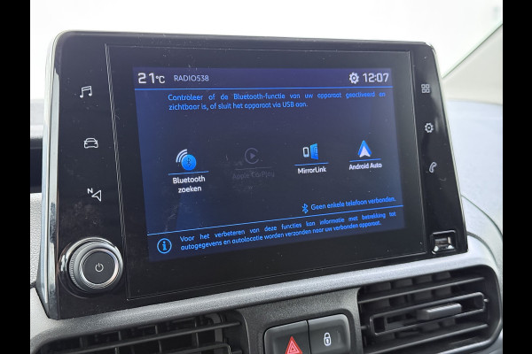 Peugeot Partner 1.5HDi 102PK Airco Navi* via Apple Carplay Android Auto Cruise Control Pdc S&S L1 Betonplex Vloer Lat om Lat Wandbetimmering Schuifdeur 1e Eigenaar Origineel Nederlandse Auto