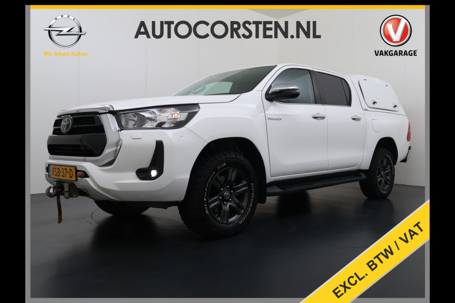 Toyota Hilux 2.4 D-4D 4WD Automaat Double Cab Prof. Lier Canopy Hardtop (Huif) Trekhaak Navi* via Apple Carplay Android Auto Ecc Camera Adap. Lane Assist Inbouw Kasten Bluetooth AWD EURO 6 400Nm 3.500kg Trekvermogen 1e Eigenaar Dealeronderhouden Origineel Nederlandse Auto