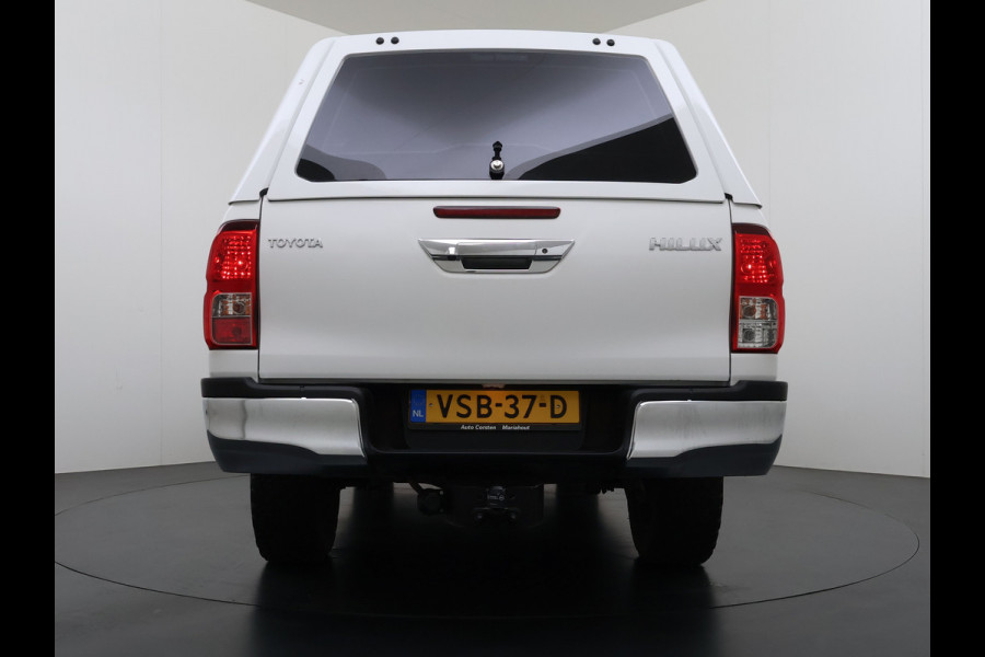 Toyota Hilux 2.4 D-4D 4WD Automaat Double Cab Prof. Lier Canopy Hardtop (Huif) Trekhaak Navi* via Apple Carplay Android Auto Ecc Camera Adap. Lane Assist Inbouw Kasten Bluetooth AWD EURO 6 400Nm 3.500kg Trekvermogen 1e Eigenaar Dealeronderhouden Origineel Nederlandse Auto