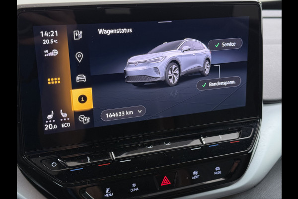 Volkswagen ID.4 1st 82Wh SOH 92,6% Navi Camera Adap.Cruise Pdc Stoel+Stuurverwarming Apple Carplay Android Auto Privacy Glas Lmv 20" Led Bluetooth Voorruitverwarming Isofix 1e Eigenaar Origineel Nederlandse Auto