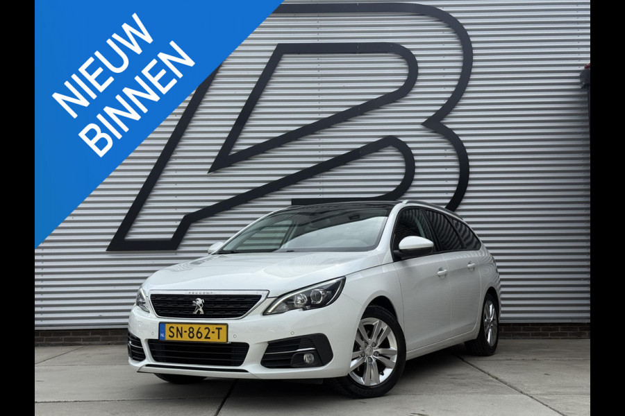 Peugeot 308 SW 1.2 PureTech Blue Lease Executive 2e Eigenaar|Navi|Clima|Cruise|Pano|Trekhaak|Carplay|PDC V+A|D-riem vv in2024|N.A.P|APK tot 04-2027