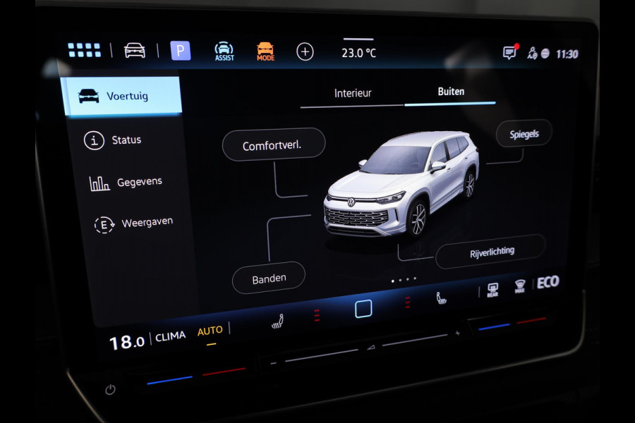Volkswagen Tayron 1.5 eHybrid R-Line Edition 204 pk Automaat (DSG) | Verlengde garantie | Navigatie | Panoramadak | Trekhaak (wegklapbaar) | Parkeersensoren (Park assist) | Achteruitrijcamera | Black Style pakket | R-Line |