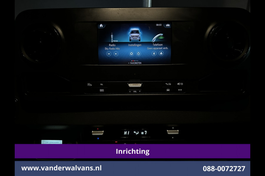 Mercedes-Benz Sprinter 316 CDI 164pk 3500kg Trekhaak L2H2 Inrichting Euro6 Airco | Camera | Apple Carplay Android Auto, Cruisecontrol, Parkeersensoren
