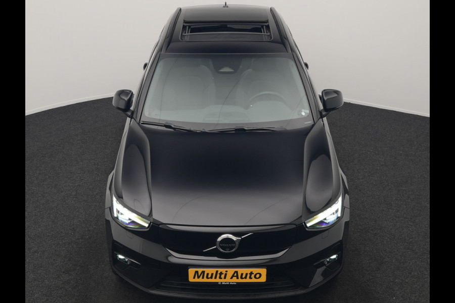 Volvo XC40 Single Motor Extended Range Ultimate 82 kWh 252pk Dealer O.H. | Panodak | Adaptive Cruise | 360 Camera | Harman / Kardon | Warmtepomp | Sportstoelen Memory & Verwarmd | Google Assistent | Keyless | Blis | Stuur Verwarmd | Apple Carplay | DAB | 19"L.M |