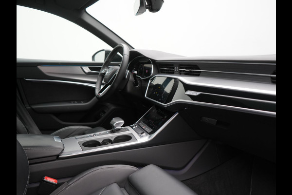 Audi A6 Avant 50 TFSI e Quattro 2x S Line PHEV 300pk Dealer O.H. | Trekhaak Af Fabriek | Panodak | Adaptive Cruise | Camera | Lederen Sportstoelen & Stuur Verwarmd | Blis | Sfeerverlichting | Apple Carplay | Navigatie | DAB | Plug In Hybrid |