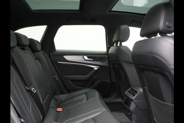 Audi A6 Avant 50 TFSI e Quattro 2x S Line PHEV 300pk Dealer O.H. | Trekhaak Af Fabriek | Panodak | Adaptive Cruise | Camera | Lederen Sportstoelen & Stuur Verwarmd | Blis | Sfeerverlichting | Apple Carplay | Navigatie | DAB | Plug In Hybrid |