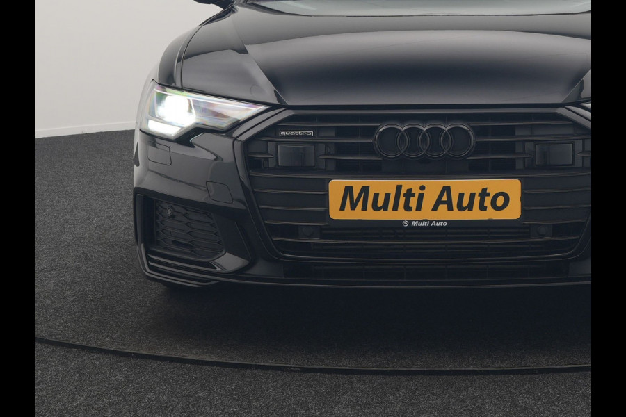Audi A6 Avant 50 TFSI e Quattro 2x S Line PHEV 300pk Dealer O.H. | Trekhaak Af Fabriek | Panodak | Adaptive Cruise | Camera | Lederen Sportstoelen & Stuur Verwarmd | Blis | Sfeerverlichting | Apple Carplay | Navigatie | DAB | Plug In Hybrid |