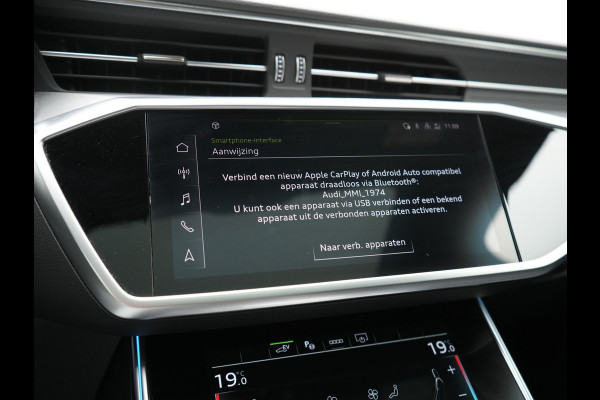 Audi A6 Avant 50 TFSI e Quattro 2x S Line PHEV 300pk Dealer O.H. | Trekhaak Af Fabriek | Panodak | Adaptive Cruise | Camera | Lederen Sportstoelen & Stuur Verwarmd | Blis | Sfeerverlichting | Apple Carplay | Navigatie | DAB | Plug In Hybrid |