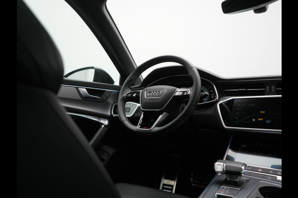 Audi A6 Avant 50 TFSI e Quattro 2x S Line PHEV 300pk Dealer O.H. | Trekhaak Af Fabriek | Panodak | Adaptive Cruise | Camera | Lederen Sportstoelen & Stuur Verwarmd | Blis | Sfeerverlichting | Apple Carplay | Navigatie | DAB | Plug In Hybrid |