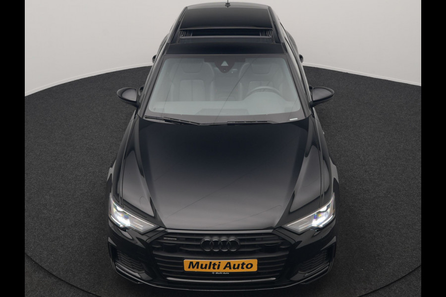 Audi A6 Avant 50 TFSI e Quattro 2x S Line PHEV 300pk Dealer O.H. | Trekhaak Af Fabriek | Panodak | Adaptive Cruise | Camera | Lederen Sportstoelen & Stuur Verwarmd | Blis | Sfeerverlichting | Apple Carplay | Navigatie | DAB | Plug In Hybrid |