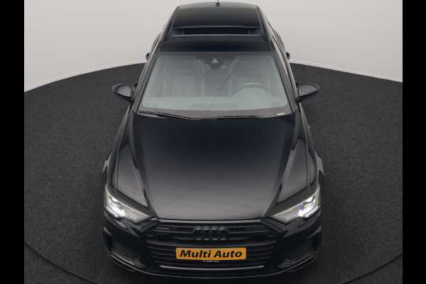 Audi A6 Avant 50 TFSI e Quattro 2x S Line PHEV 300pk Dealer O.H. | Trekhaak Af Fabriek | Panodak | Adaptive Cruise | Camera | Lederen Sportstoelen & Stuur Verwarmd | Blis | Sfeerverlichting | Apple Carplay | Navigatie | DAB | Plug In Hybrid |