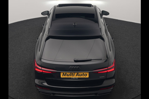 Audi A6 Avant 50 TFSI e Quattro 2x S Line PHEV 300pk Dealer O.H. | Trekhaak Af Fabriek | Panodak | Adaptive Cruise | Camera | Lederen Sportstoelen & Stuur Verwarmd | Blis | Sfeerverlichting | Apple Carplay | Navigatie | DAB | Plug In Hybrid |