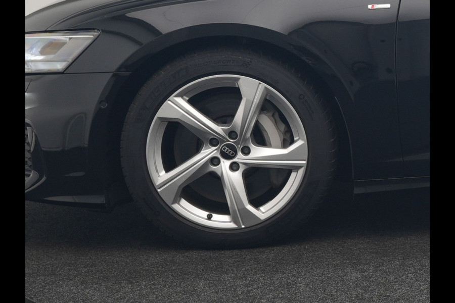 Audi A6 Avant 50 TFSI e Quattro 2x S Line PHEV 300pk Dealer O.H. | Trekhaak Af Fabriek | Panodak | Adaptive Cruise | Camera | Lederen Sportstoelen & Stuur Verwarmd | Blis | Sfeerverlichting | Apple Carplay | Navigatie | DAB | Plug In Hybrid |
