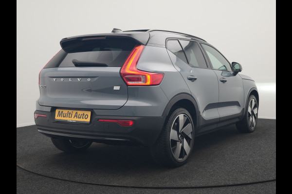 Volvo XC40 Recharge Twin Ultimate 78 kWh 408pk | Panodak | Adaptive Cruise | 360 Camera | Harman / Kardon | Lederen Sportstoelen Memory & Verwarmd | Blis | Keyless | Stuur Verwarmd | Google Assistent | Apple Carplay | DAB | 20"L.M |