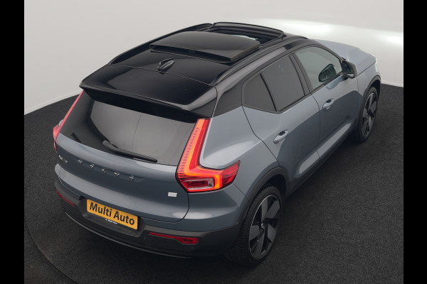 Volvo XC40 Recharge Twin Ultimate 78 kWh 408pk | Panodak | Adaptive Cruise | 360 Camera | Harman / Kardon | Lederen Sportstoelen Memory & Verwarmd | Blis | Keyless | Stuur Verwarmd | Google Assistent | Apple Carplay | DAB | 20"L.M |
