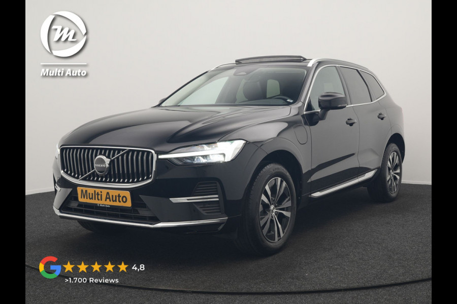 Volvo XC60 T6 AWD Plus Bright LONG RANGE PHEV 350pk Dealer O.H. | Trekhaak Af Fabriek | Panodak | Camera | Lederen Sportstoelen Memory & Verwarmd | Keyless | Stuur Verwarmd | Google Assistent | Apple Carplay | DAB | Plug In Hybrid |