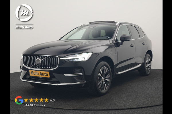 Volvo XC60 T6 AWD Plus Bright LONG RANGE PHEV 350pk Dealer O.H. | Trekhaak Af Fabriek | Panodak | Camera | Lederen Sportstoelen Memory & Verwarmd | Keyless | Stuur Verwarmd | Google Assistent | Apple Carplay | DAB | Plug In Hybrid |