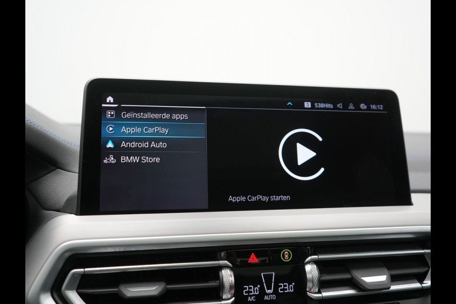 BMW iX3 M Sport 80 kWh 286pk Dealer O.H. | Trekhaak Af Fabriek | Panodak | Head Up | Adaptive Cruise | 360 Camera | Adaptief Onderstel | Harman / Kardon | Lederen Sportstoelen Memory & Verwarmd | Keyless | Blis | Apple Carplay | Sfeerverlichting | Navigatie | DAB | 20"L.M |