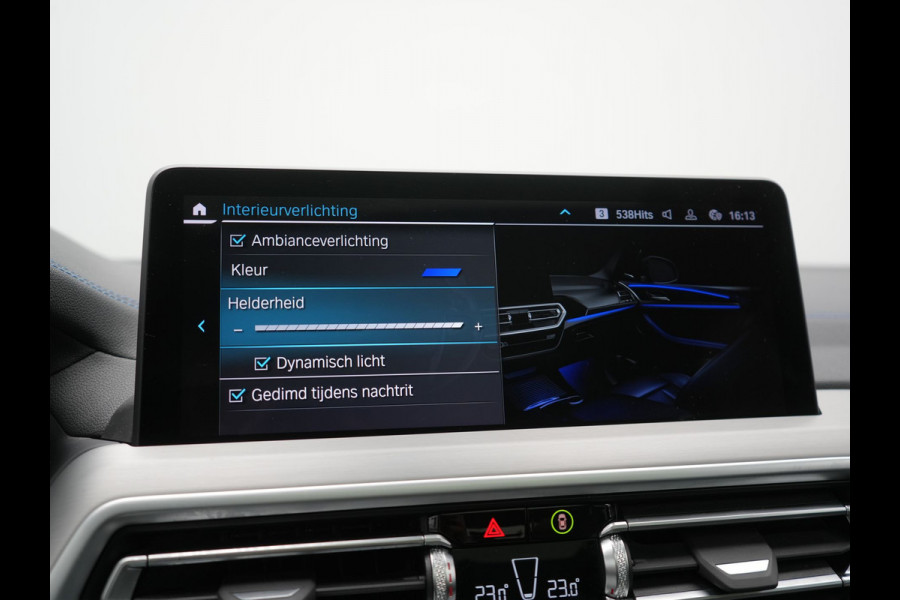 BMW iX3 M Sport 80 kWh 286pk Dealer O.H. | Trekhaak Af Fabriek | Panodak | Head Up | Adaptive Cruise | 360 Camera | Adaptief Onderstel | Harman / Kardon | Lederen Sportstoelen Memory & Verwarmd | Keyless | Blis | Apple Carplay | Sfeerverlichting | Navigatie | DAB | 20"L.M |