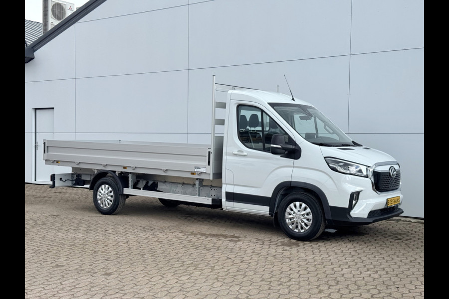 Maxus eDeliver 9 65kWh 204PK Nieuw! Open Laadbak 172km WLTP 100% Elektrisch Airco Adaptieve Cruise Carplay Pritische Pickup Open Box