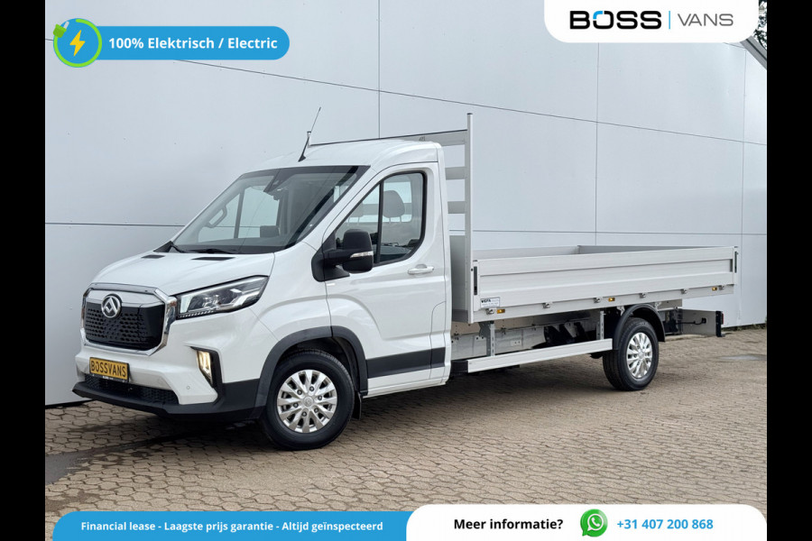 Maxus eDeliver 9 65kWh 204PK Nieuw! Open Laadbak 172km WLTP 100% Elektrisch Airco Adaptieve Cruise Carplay Pritische Pickup Open Box