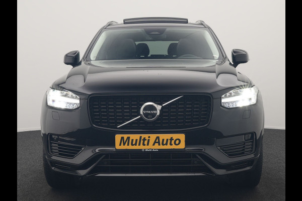 Volvo XC90 T8 Recharge AWD Plus Dark 7Persoons LONG RANGE PHEV 455pk Dealer O.H. | Trekhaak Af Fabriek | Panodak | Adaptive Cruise | 360 Camera | Harman / Kardon | Lederen Sportstoelen Memory & Verwarmd | Stuur Verwarmd | Google Assistent | Apple Carplay | Keyless | Plug In Hybrid |