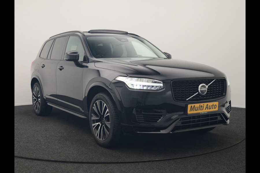 Volvo XC90 T8 Recharge AWD Plus Dark 7Persoons LONG RANGE PHEV 455pk Dealer O.H. | Trekhaak Af Fabriek | Panodak | Adaptive Cruise | 360 Camera | Harman / Kardon | Lederen Sportstoelen Memory & Verwarmd | Stuur Verwarmd | Google Assistent | Apple Carplay | Keyless | Plug In Hybrid |