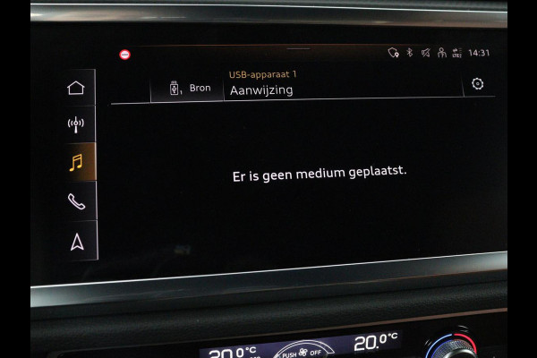 Audi Q3 45 TFSIe Advanced edition | SOH 95,2% | Leder | Stoelverwarming | Carplay | Keyless | Navigatie | Virtual Cockpit | Parkeerhulp | Climate control | Bluetooth | Cruise control | Getint glas | PHEV | Plug In