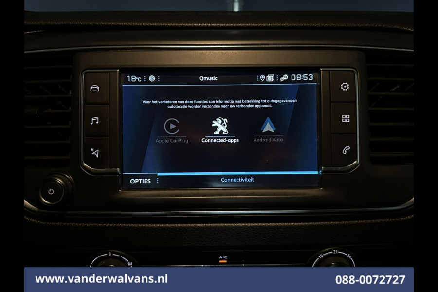 Peugeot Expert 1.5 BlueHDI 102pk L2H1 Euro6 Airco | Camera | Navigatie | Imperiaal | Apple Carplay | Cruisecontrol Android Auto, Trekhaak, Parkeersensoren, Bijrijdersbank