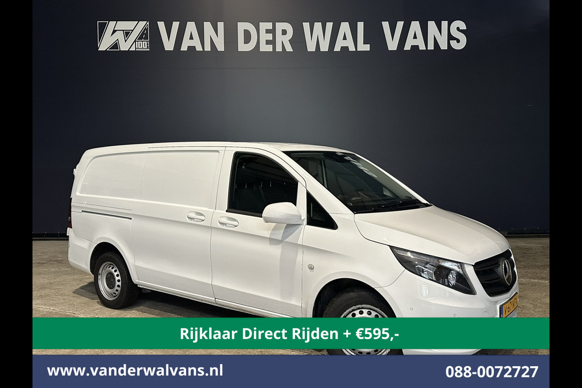 Mercedes-Benz Vito 114 CDI 136pk L2H1 Euro6 *Rijklaar Direct rijden* Airco | Camera | Navigatie | Cruisecontrol | Apple Carplay Android Auto, Parkeersensoren, Trekhaak, Bijrijdersbank