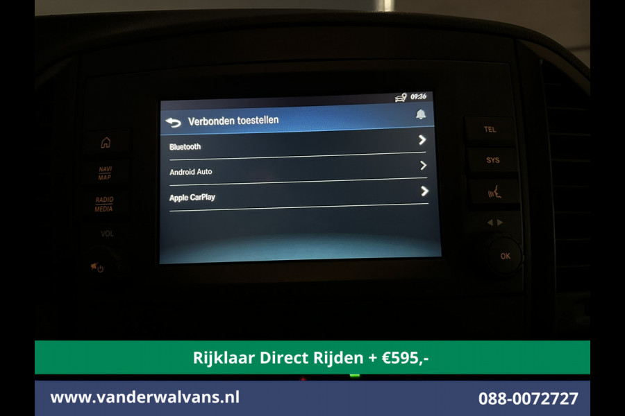 Mercedes-Benz Vito 114 CDI 136pk L2H1 Euro6 *Rijklaar Direct rijden* Airco | Camera | Navigatie | Cruisecontrol | Apple Carplay Android Auto, Parkeersensoren, Trekhaak, Bijrijdersbank