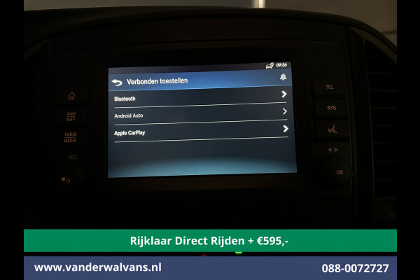 Mercedes-Benz Vito 114 CDI 136pk L2H1 Euro6 *Rijklaar Direct rijden* Airco | Camera | Navigatie | Cruisecontrol | Apple Carplay Android Auto, Parkeersensoren, Trekhaak, Bijrijdersbank
