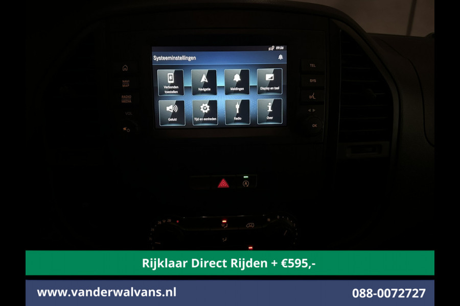Mercedes-Benz Vito 114 CDI 136pk L2H1 Euro6 *Rijklaar Direct rijden* Airco | Camera | Navigatie | Cruisecontrol | Apple Carplay Android Auto, Parkeersensoren, Trekhaak, Bijrijdersbank