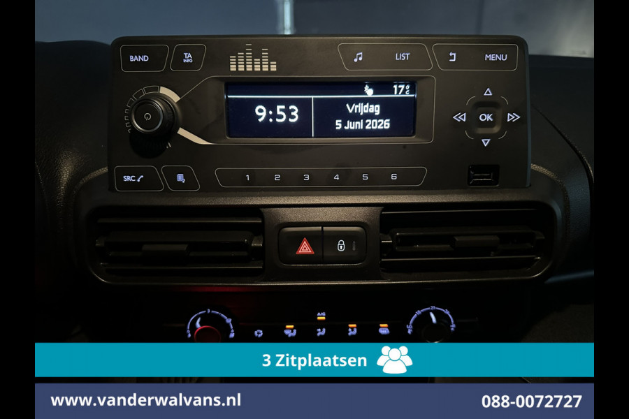 Toyota PROACE CITY 1.5 D-4D 102pk L2H1 Euro6 Airco | 3-Zits | Cruisecontrol | Trekhaak Bijrijdersbank