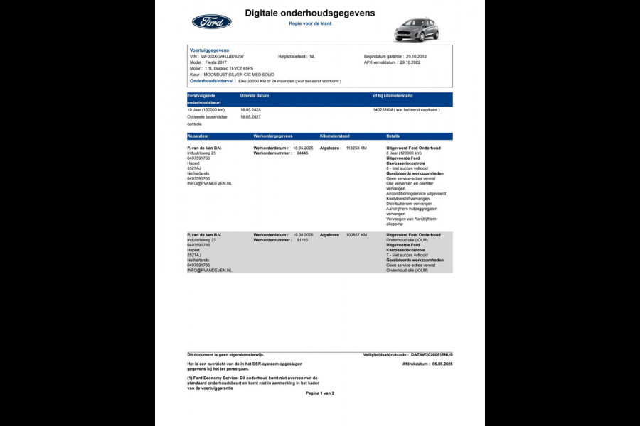 Ford Fiesta 1.1 Trend 5drs