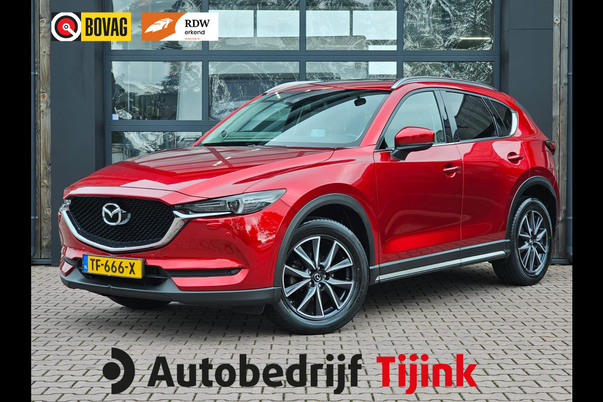 Mazda CX-5 2.0 SkyActiv-G 160 GT-M 4WD | Automaat | Trekhaak | LED | Stuur & stoelverwarming | Leder | Schuif/kantel dak | HUD | Elek. achterklep | Elek. bestuurdersstoel + memory |