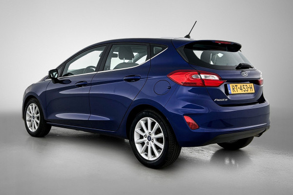 Ford Fiesta 1.0 EcoBoost Titanium Automaat (NAVIGATIE, STUURBEDIENING, CARPLAY, 1e EIGENAAR, GOED ONDERHOUDEN)