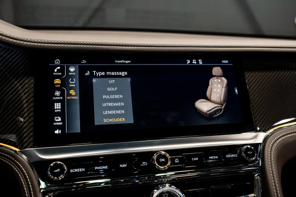 Bentley Flying Spur 2.9 V6 Hybrid S *NAIM-Audio / Stoelventilatie + Massage / Carbon in-/exterieur / Nachtzicht / Pano / Rotating-Display / Surround-View*