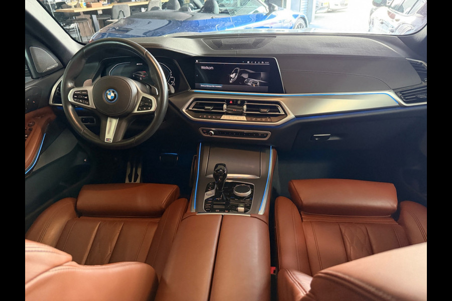 BMW X5 X-Drive 45e High-Exe M-50 Jaar Edition Panoramadak Luchtvering 22"Lm Org-Ned Dealer Auto