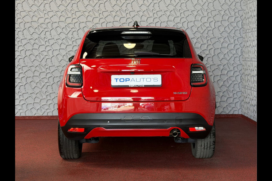 Fiat 600 1.2 HYBRID LA PRIMA STOELVERW. ELEK.KLEP LEER MASSAGE CAMERA CARPLAY ADAP.CRUISE ELEK.STOEL 18''LMV ✅ Top Auto Fiat Wijchen , 30 Jaar ervaring in Fiat , Wij leveren de : Icon / La Prima / Pop / Sport . Urban / Benzine / Hybrid . Met Fabrieksgarantie ✅