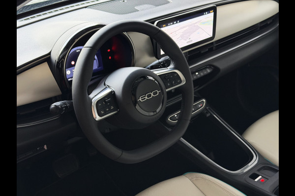 Fiat 600 1.2 HYBRID LA PRIMA STOELVERW. ELEK.KLEP LEER MASSAGE CAMERA CARPLAY ADAP.CRUISE ELEK.STOEL 18''LMV ✅ Top Auto Fiat Wijchen , 30 Jaar ervaring in Fiat , Wij leveren de : Icon / La Prima / Pop / Sport . Urban / Benzine / Hybrid . Met Fabrieksgarantie ✅